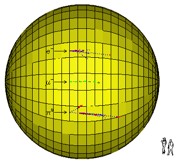 The BooNE detector as seen by a computer simulation