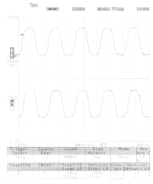 Discriminator sum buffer output