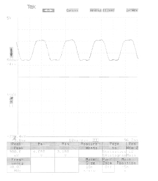 PECL clock buffer output